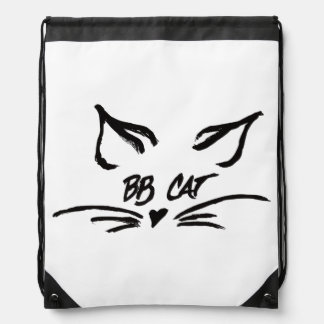BB Cat Signature Whimsy Drawstring Bag