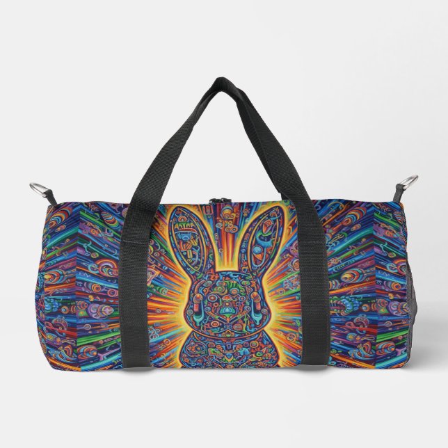 BB-Cosmic Bunny Duffel Bag (Front)
