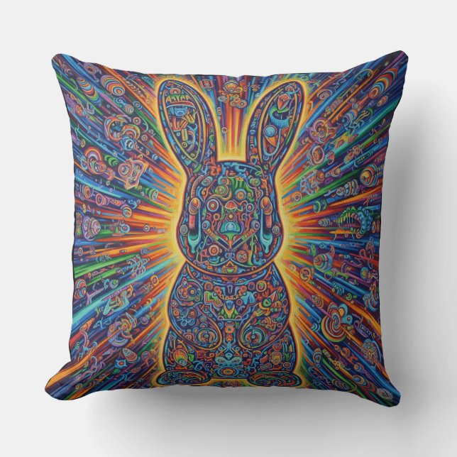 BB-Cosmic Bunny Pillow (Front)