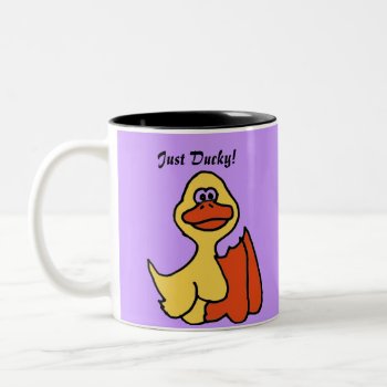 Bb- Just Ducky! Mug by patcallum at Zazzle