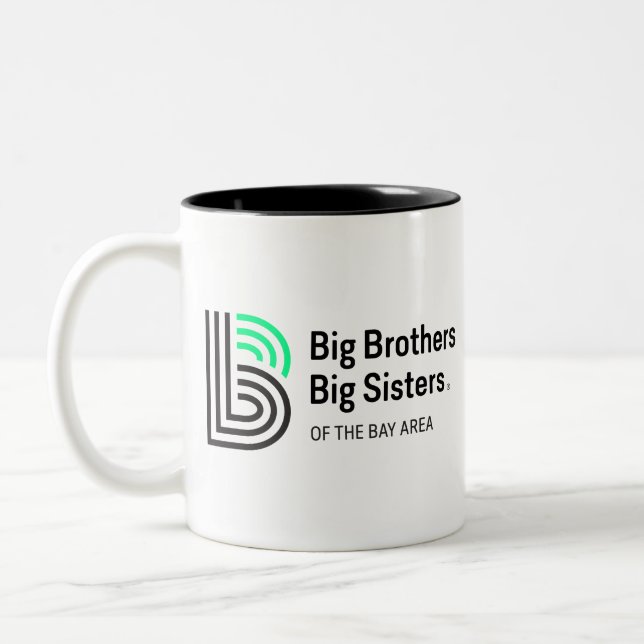 BBBS of the Bay Area Two-Tone Coffee Mug (Left)
