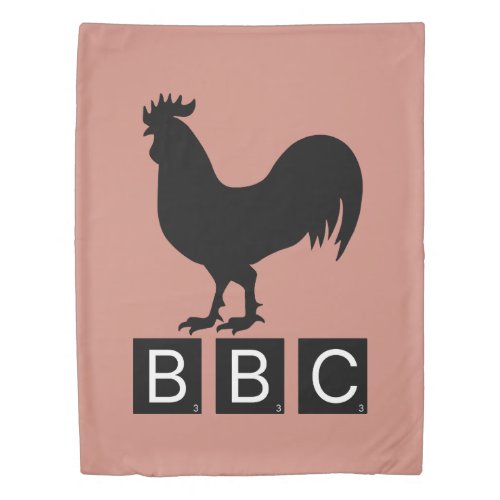BBC _ Big Black Cockerel Duvet Cover