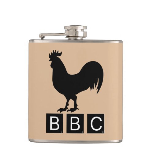 BBC _ Big Black Cockerel Flask