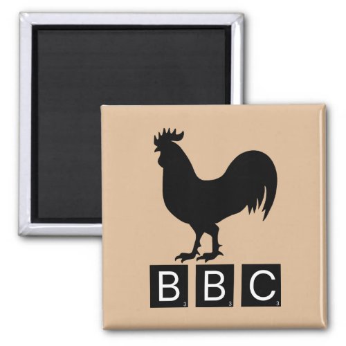 BBC _ Big Black Cockerel Magnet