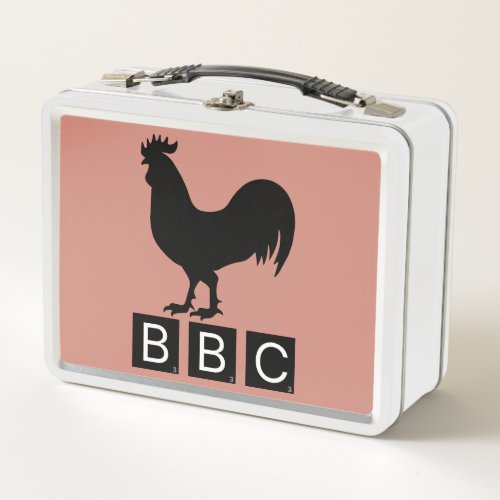 BBC _ Big Black Cockerel Metal Lunch Box