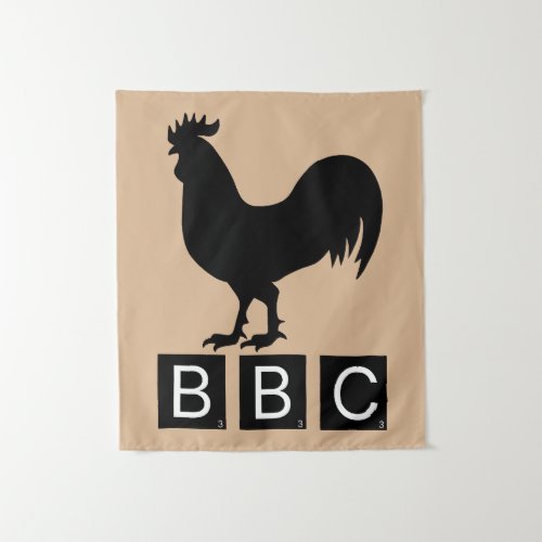 BBC _ Big Black Cockerel Tapestry