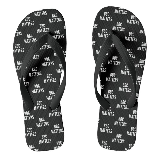 BBC MATTERS FLIP FLOPS (Footbed)