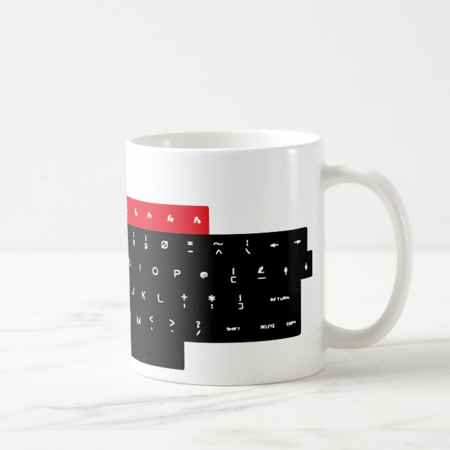 BBC Micro Keyboard Keys Coffee Mug (Right)
