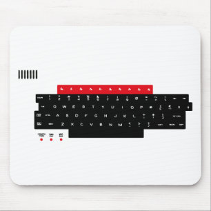 BBC Micro Keyboard Keys Mouse Pad