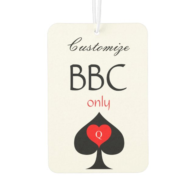 BBC Only Blade Spade Sign Thunder_Cove Air Freshener (Back)