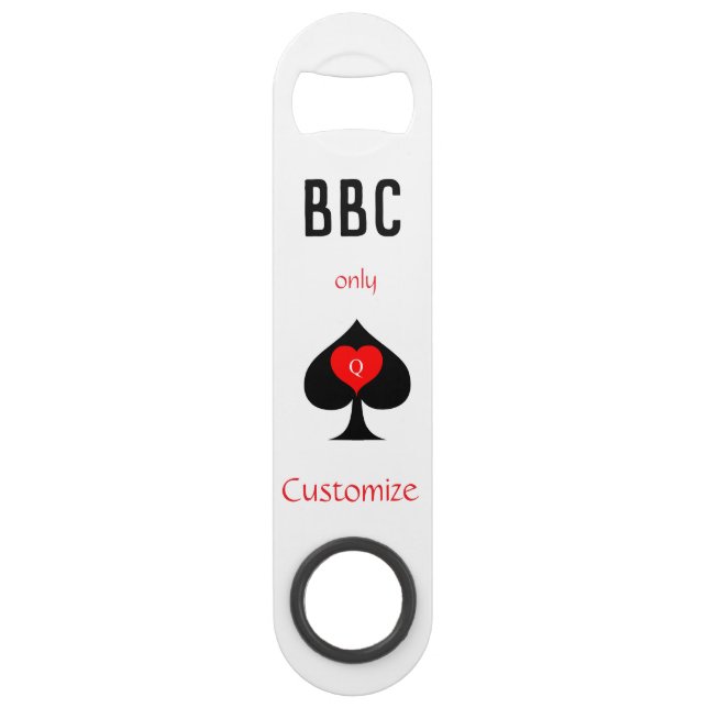 BBC Only Blade Spade Sign Thunder_Cove Bar Key (Front)