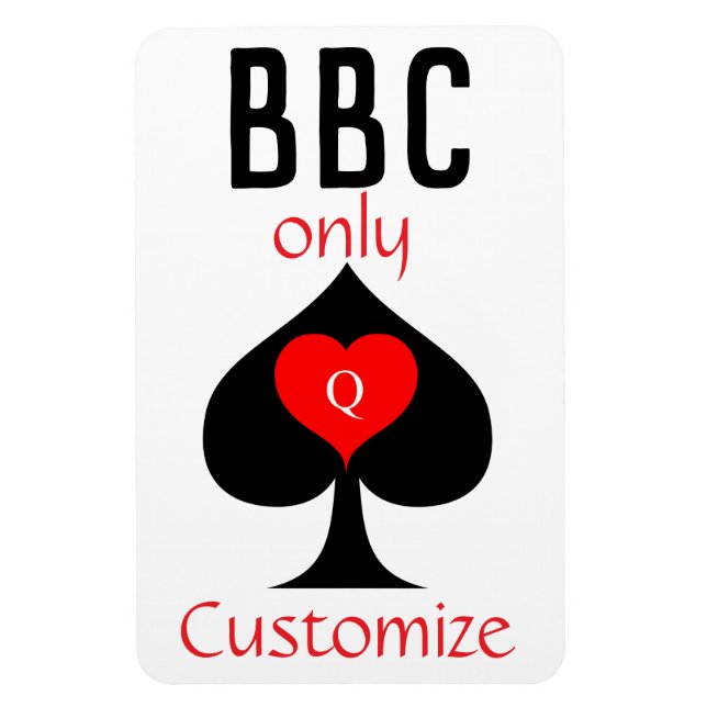 BBC Only Blade Spade Sign Thunder_Cove Magnet (Vertical)