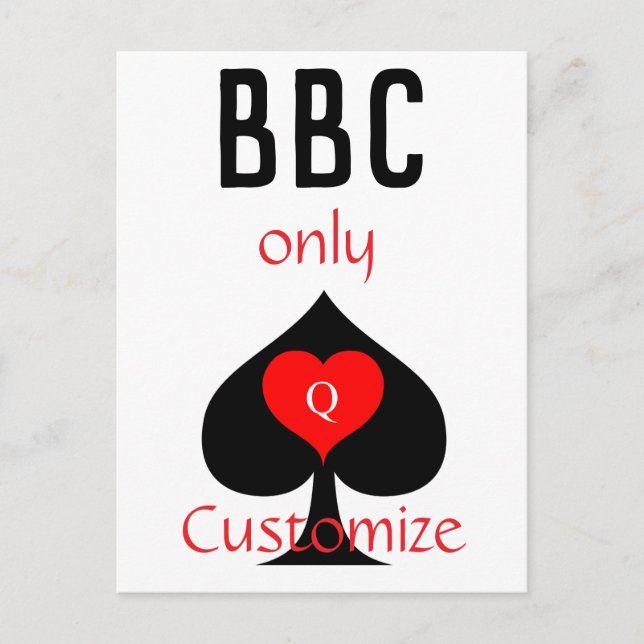 BBC Only Blade Spade Sign Thunder_Cove Postcard (Front)