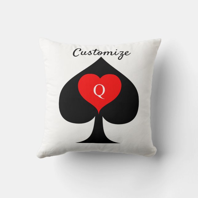 BBC Only Blade Spade Sign Thunder_Cove Throw Pillow (Back)