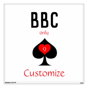 BBC Only Blade Spade Sign Thunder_Cove Wall Decal