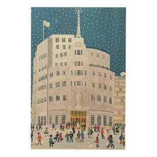BBC's Broadcasting House Wood Wall Decor