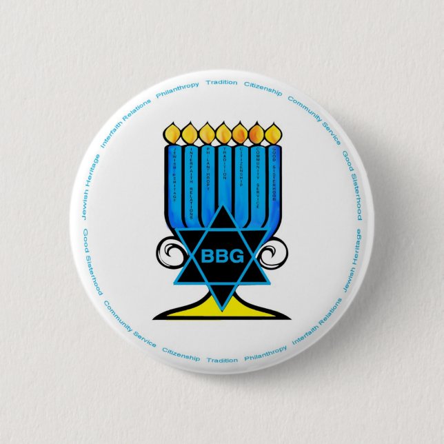 BBG Menorah Buttons! Button (Front)