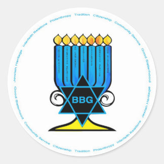 BBG Menorah Stickers