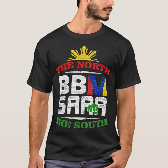 BBM SARA 2022 VP President Bong Marcos Red Duterte T-Shirt (Front)