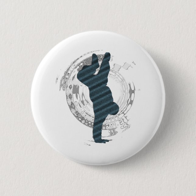 BBOY Dance Pinback Button (Front)