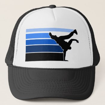 Bboy Gradient Blu Blk Hat by styleuniversal at Zazzle