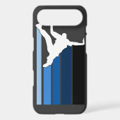 BBOY gradient blu/wht iPhone 4 case (Back)