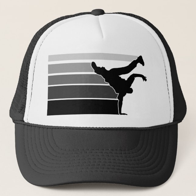 BBOY gradient grey blk hat (Front)