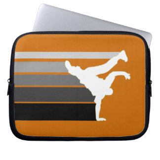 BBOY gradient grey wht laptop sleeve