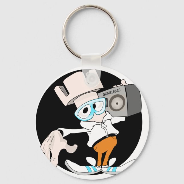 bboy rook keychain (Front)