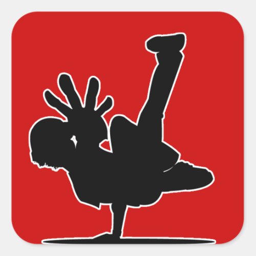 BBOY sticker red