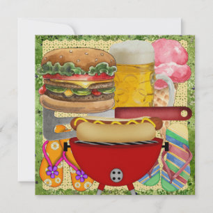 BBQ and Beer - 4th of July! SRF Invitation