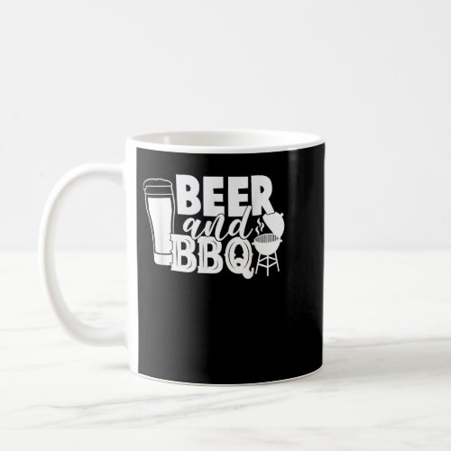 BBQ and Beerhe bestummer combination Cold Beer H Coffee Mug