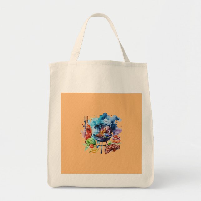 BBQ and grill Tote Bag (Front)