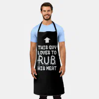 Personalized Grill Apron for Men, Custom BBQ Mens Apron, Funny