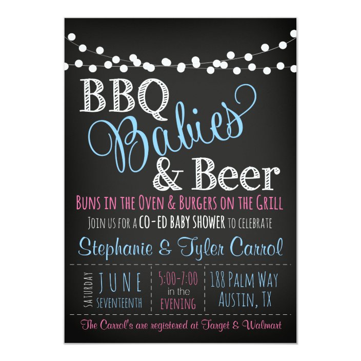 couples baby shower invitations