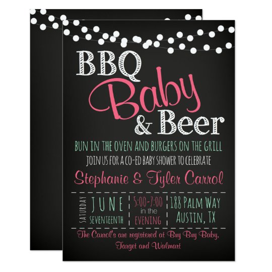 Bbq Baby Beer Baby Q Book Card Shower Invitation Zazzle Com Bbq Baby Beer Baby Q Book Card Shower Invitation Zazzle Com