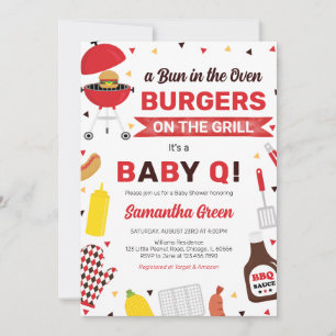 BBQ Baby Shower Invitation