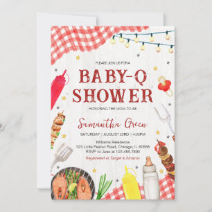 BBQ Baby Shower Invitation