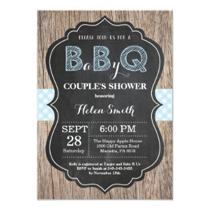 Bbq Baby Shower Invitations Zazzle