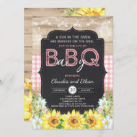 BBQ Baby Shower Invitation Baby Q Couples Shower