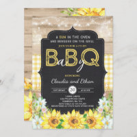 BBQ Baby Shower Invitation Baby Q Couples Shower