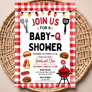 BBQ Baby Shower Invitation Grill & Chill Theme