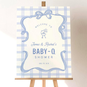 Bbq Baby Shower Welcome Sign Couples Shower Sign