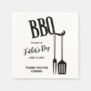 BBQ Backyard Party Napkins