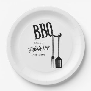 BBQ Backyard Party Paper Plates
