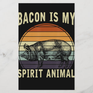 BBQ Bacon Is My Spirit Animal BBQ Flyer