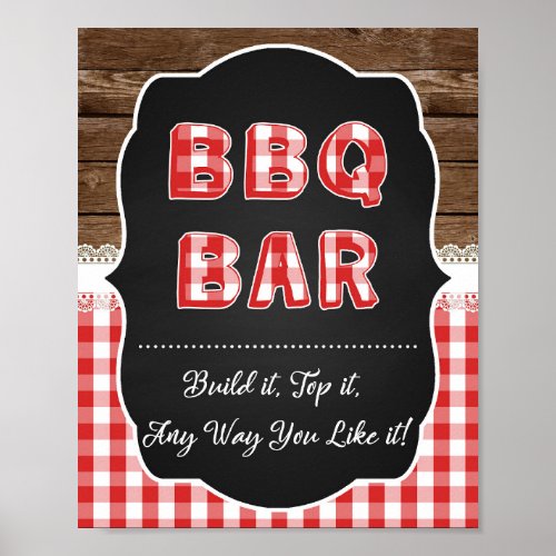 BBQ Bar Sign _ Red Baby Q