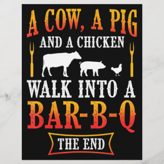 BBQ | Barbecue Bbq Joke Gift Grill Master Chef Flyer
