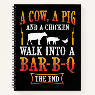 BBQ | Barbecue Bbq Joke Gift Grill Master Chef Notebook