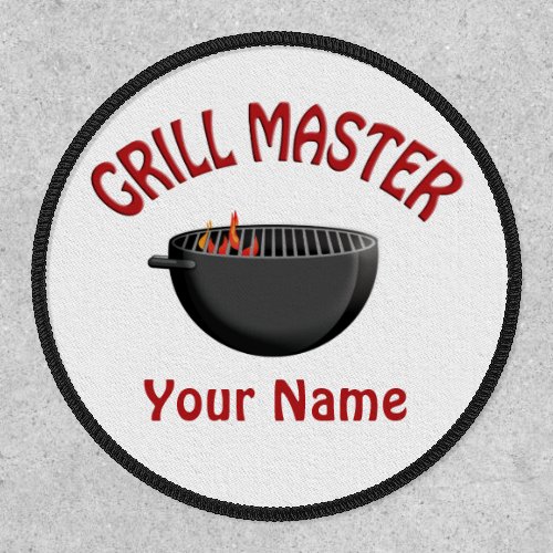 BBQ Barbecue Grill Master Patch